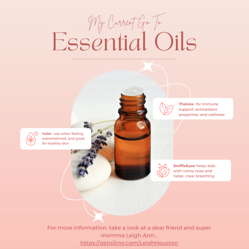 My Current Go To Essential Oils