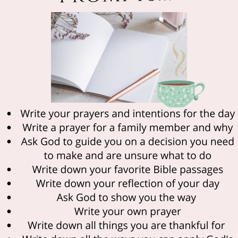 Prayer Journal Prompts